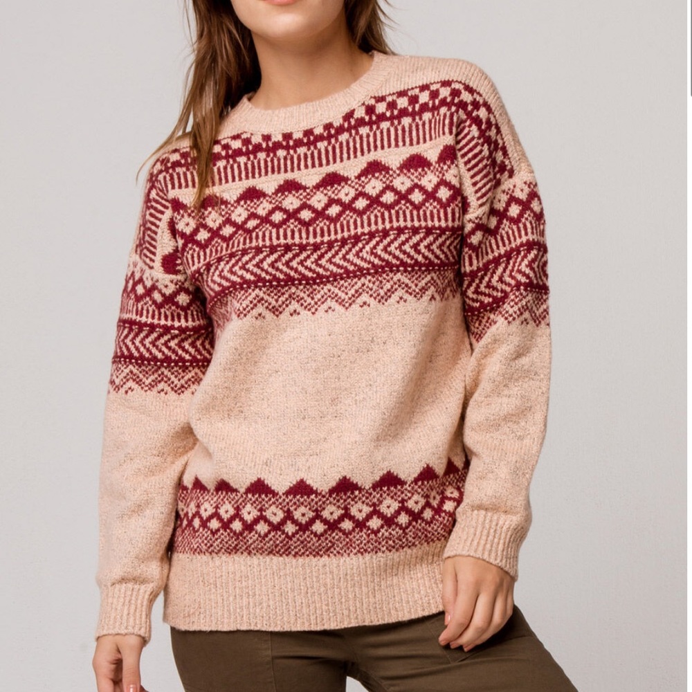 Tilly’s sky and sparrow winter sweater